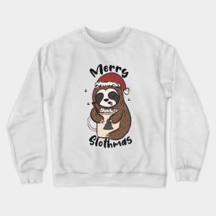 Merry Slothmas Crewneck Sweatshirt